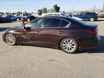 2018 Infiniti Q50 Luxe Brown vin: JN1EV7APXJM359977