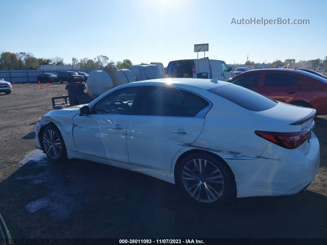 2018 Infiniti Q50 3.0t Sport Белый vin: JN1EV7APXJM362085