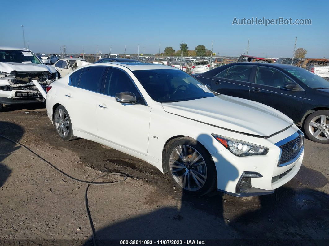 2018 Infiniti Q50 3.0t Sport Белый vin: JN1EV7APXJM362085