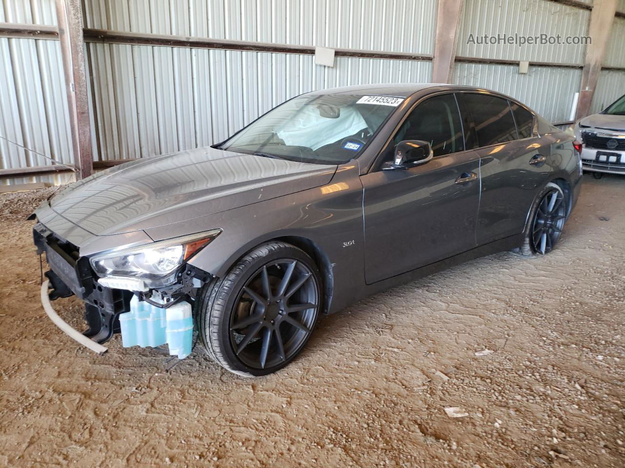 2018 Infiniti Q50 Luxe Blue vin: JN1EV7APXJM364435