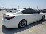 2018 Infiniti Q50 Luxe White vin: JN1EV7APXJM364516