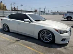 2018 Infiniti Q50 Luxe White vin: JN1EV7APXJM364516