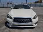 2018 Infiniti Q50 Luxe White vin: JN1EV7APXJM364516