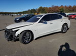 2019 Infiniti Q50 Luxe White vin: JN1EV7APXKM511161