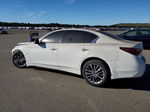 2019 Infiniti Q50 Luxe White vin: JN1EV7APXKM511161