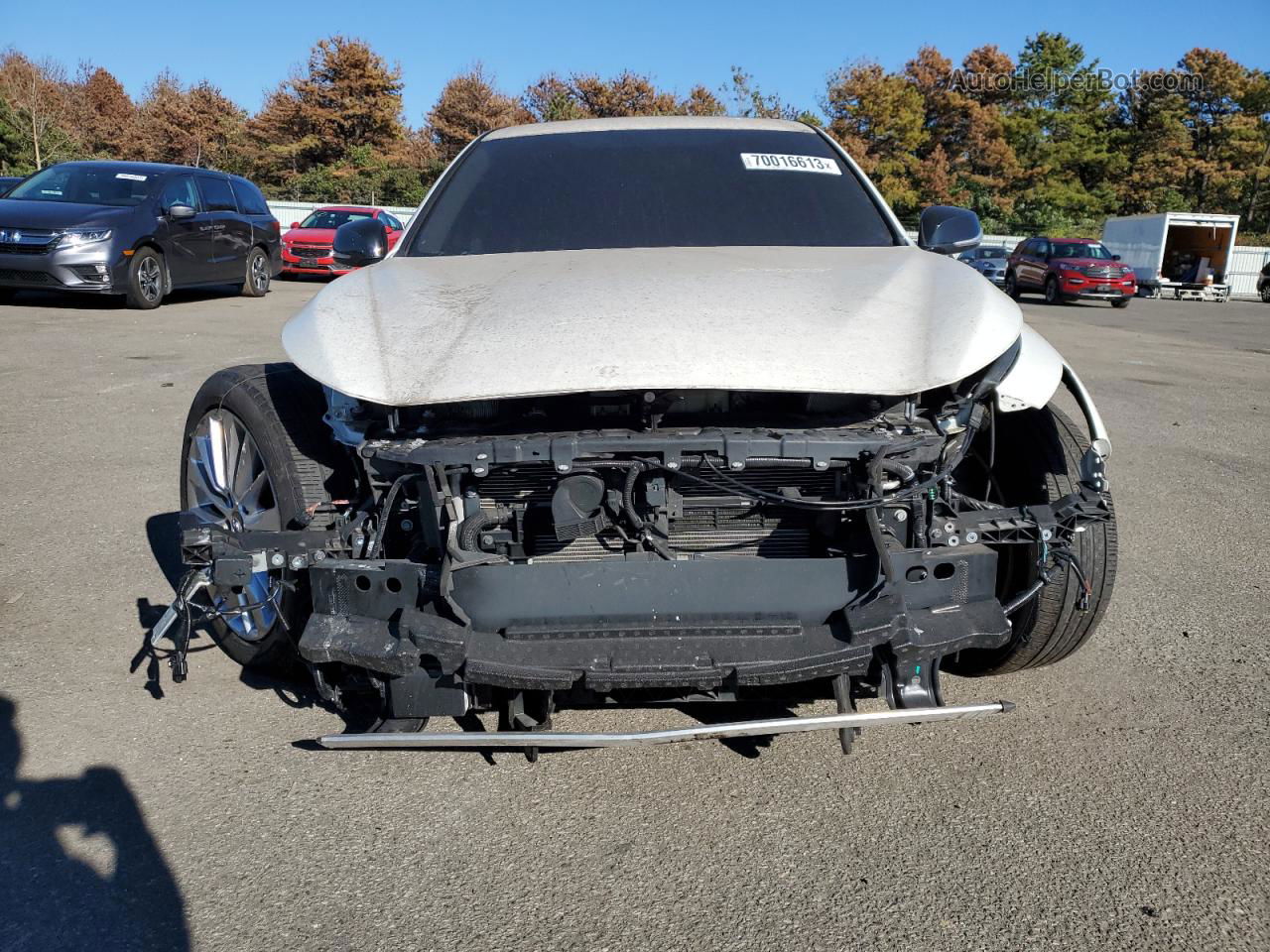 2019 Infiniti Q50 Luxe White vin: JN1EV7APXKM511161