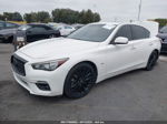 2019 Infiniti Q50 3.0t Luxe Белый vin: JN1EV7APXKM511323