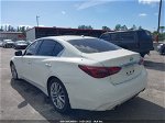 2019 Infiniti Q50 3.0t Luxe White vin: JN1EV7APXKM512679