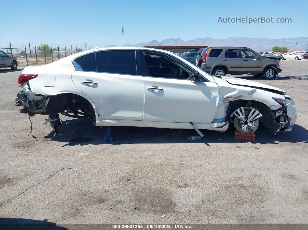 2019 Infiniti Q50 3.0t Sport White vin: JN1EV7APXKM513735