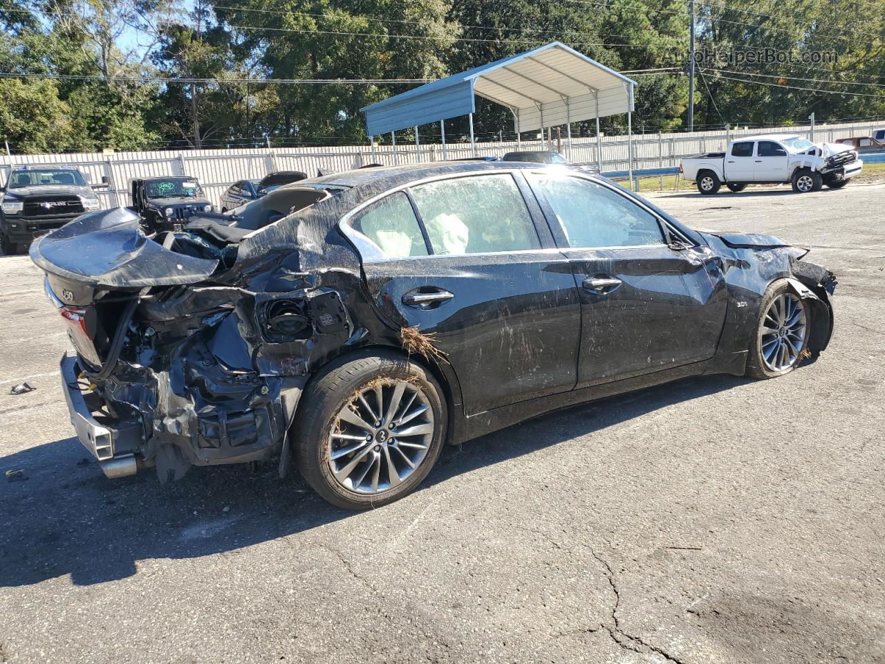 2019 Infiniti Q50 Luxe Black vin: JN1EV7APXKM513878