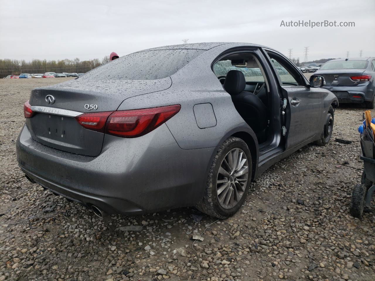 2019 Infiniti Q50 Luxe Gray vin: JN1EV7APXKM515856