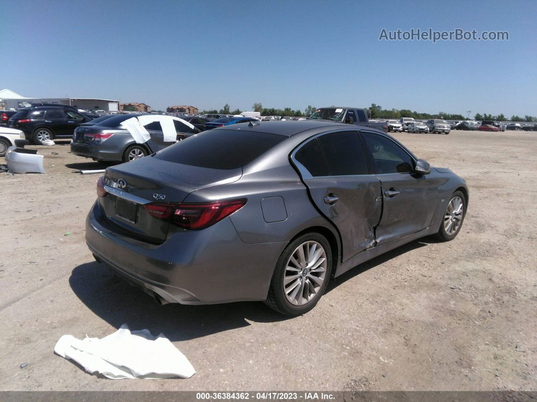 2019 Infiniti Q50 3.0t Luxe Gray vin: JN1EV7APXKM517736