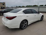 2019 Infiniti Q50 Luxe White vin: JN1EV7APXKM541342