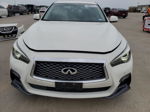 2019 Infiniti Q50 Luxe White vin: JN1EV7APXKM541342