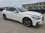 2019 Infiniti Q50 Luxe White vin: JN1EV7APXKM541342