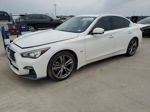 2019 Infiniti Q50 Luxe White vin: JN1EV7APXKM541342