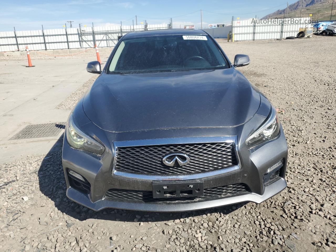 2016 Infiniti Q50 Premium White vin: JN1EV7AR0GM340025