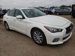 2016 Infiniti Q50 Premium White vin: JN1EV7AR0GM340347