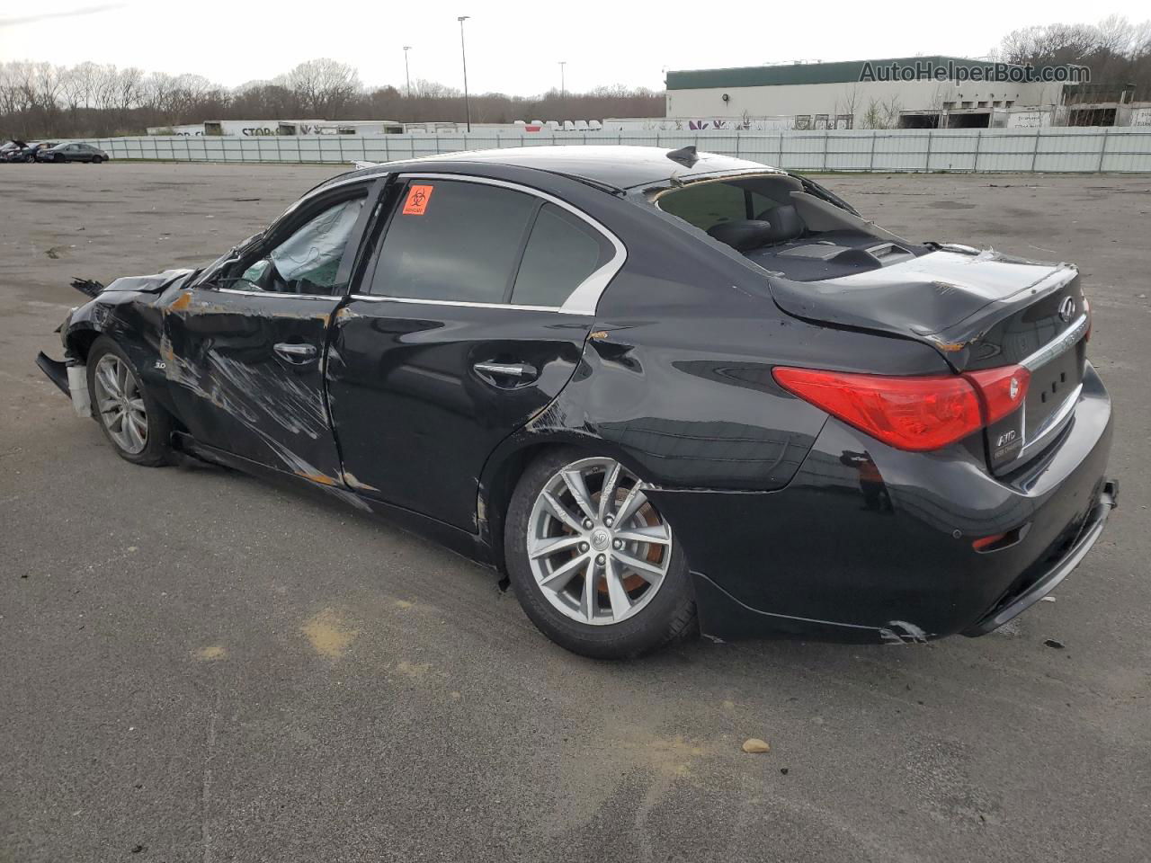 2016 Infiniti Q50 Premium Black vin: JN1EV7AR0GM341580