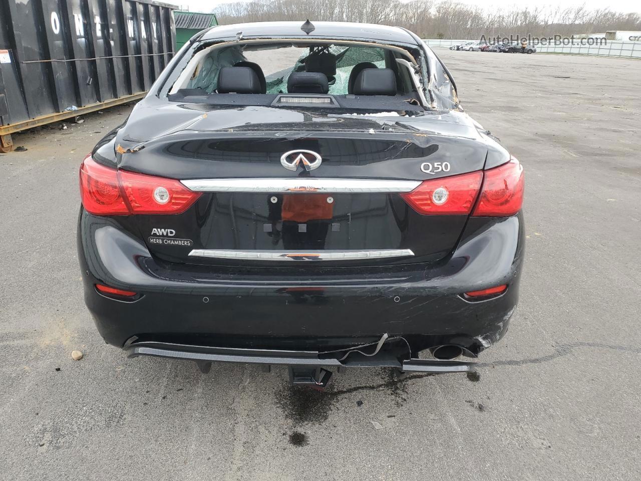 2016 Infiniti Q50 Premium Black vin: JN1EV7AR0GM341580