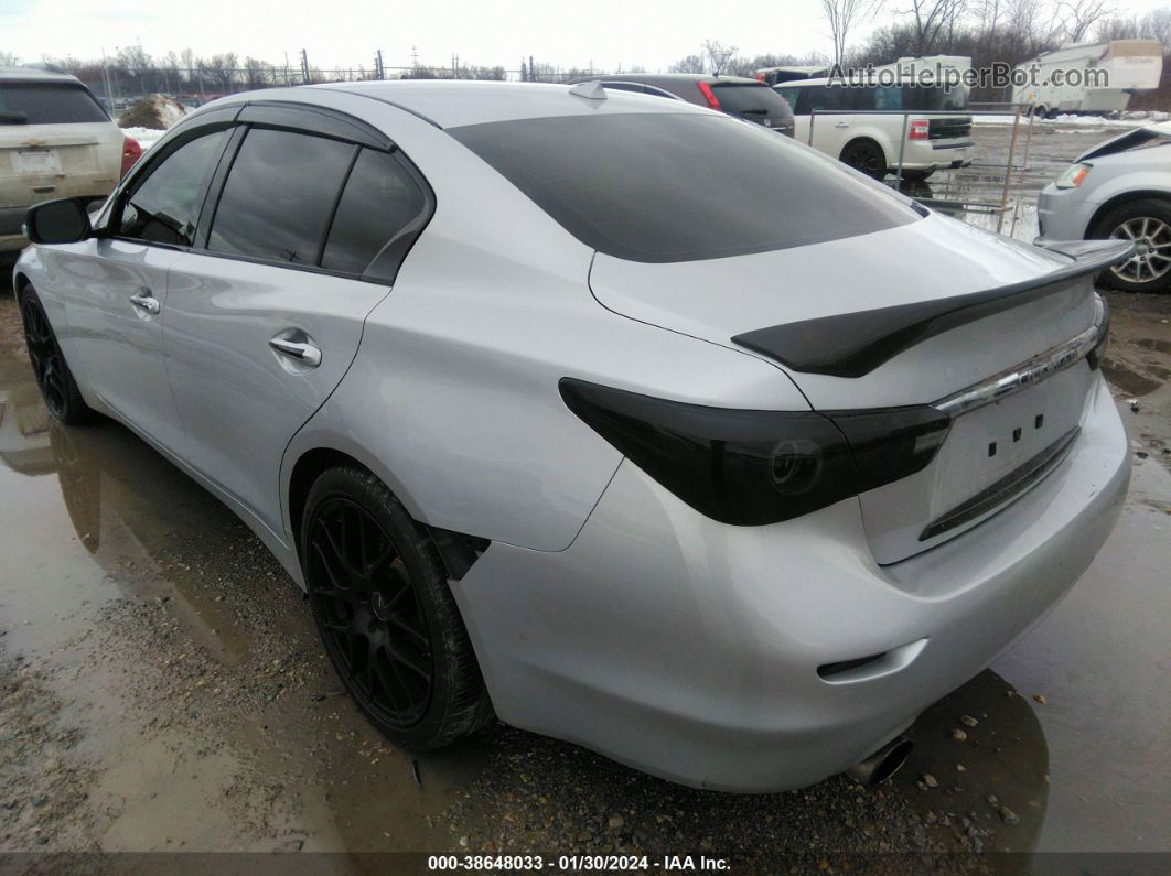 2016 Infiniti Q50 3.0t Premium Серебряный vin: JN1EV7AR0GM344995