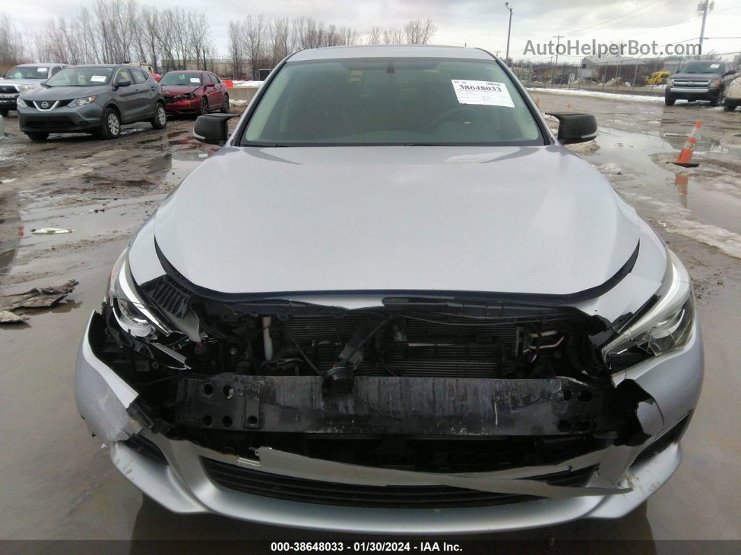 2016 Infiniti Q50 3.0t Premium Silver vin: JN1EV7AR0GM344995