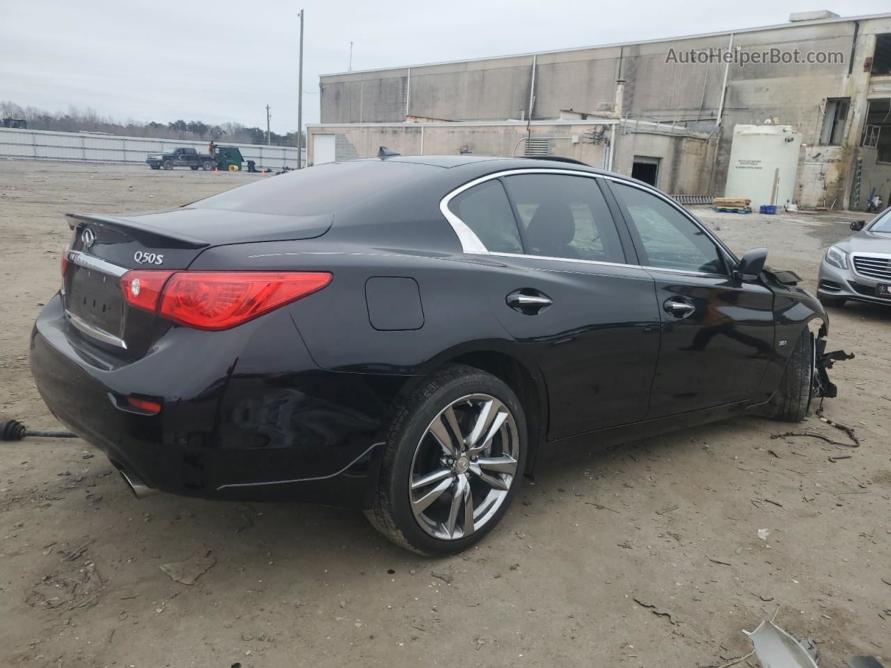 2016 Infiniti Q50 Premium Black vin: JN1EV7AR0GM346214