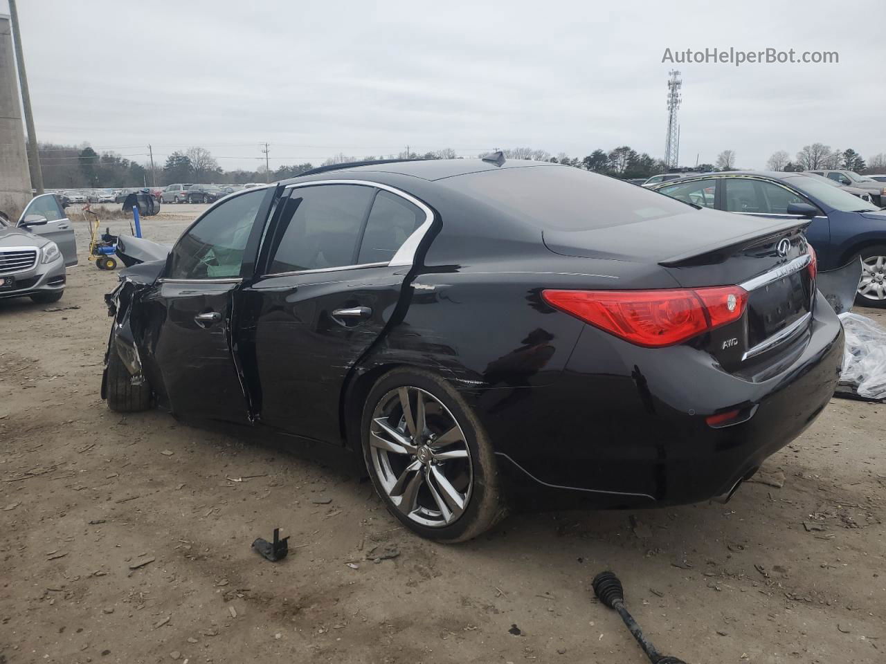 2016 Infiniti Q50 Premium Black vin: JN1EV7AR0GM346214