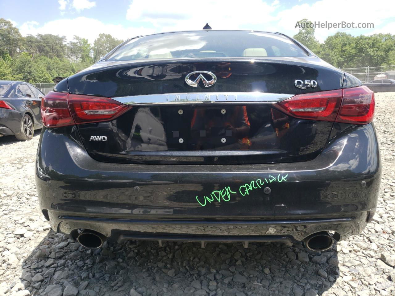 2018 Infiniti Q50 Luxe Black vin: JN1EV7AR0JM430234