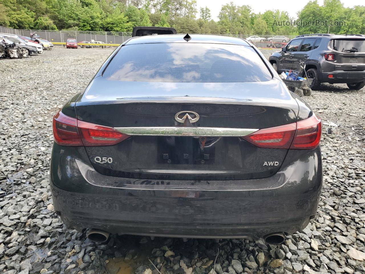 2018 Infiniti Q50 Luxe Black vin: JN1EV7AR0JM432503