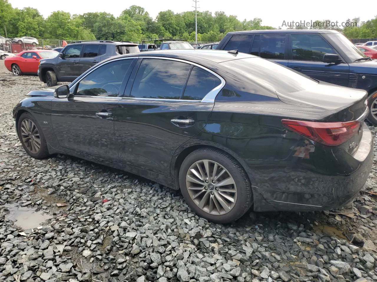 2018 Infiniti Q50 Luxe Black vin: JN1EV7AR0JM432503