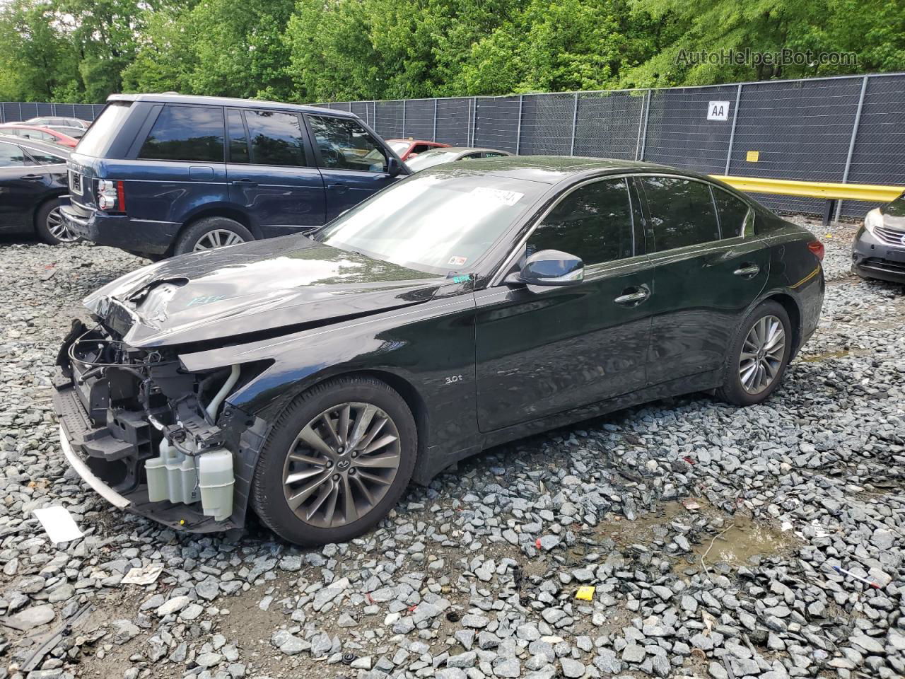 2018 Infiniti Q50 Luxe Black vin: JN1EV7AR0JM432503