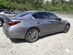 2018 Infiniti Q50 Luxe Gray vin: JN1EV7AR0JM441086