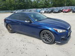 2018 Infiniti Q50 Luxe Blue vin: JN1EV7AR0JM445591