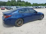 2018 Infiniti Q50 Luxe Blue vin: JN1EV7AR0JM445591