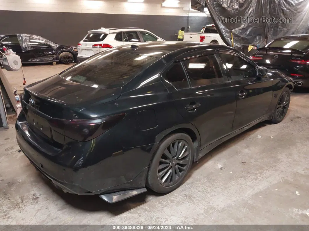 2019 Infiniti Q50 3.0t Luxe Black vin: JN1EV7AR0KM551850