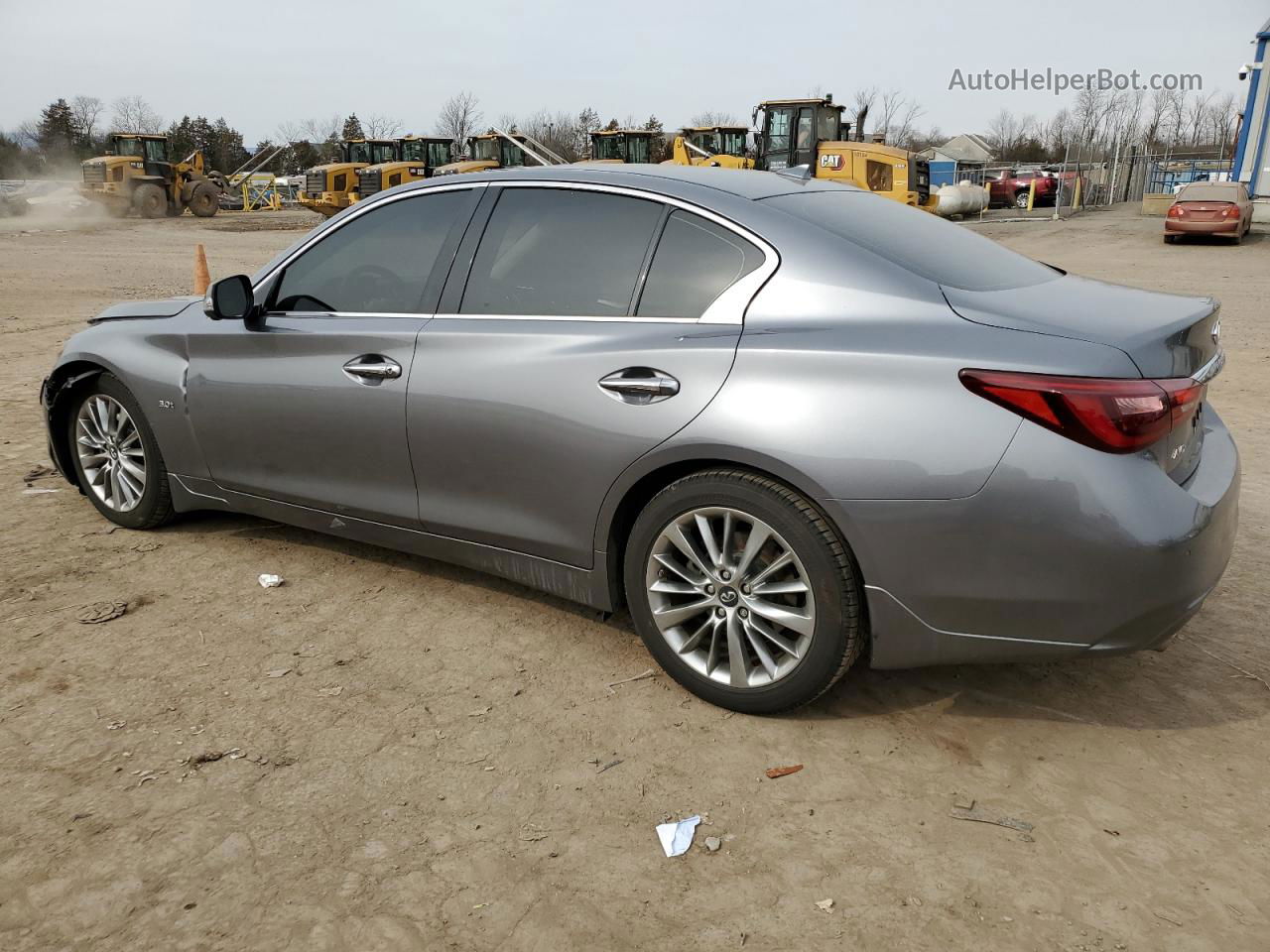 2019 Infiniti Q50 Luxe Gray vin: JN1EV7AR0KM552044