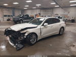 2019 Infiniti Q50 3.0t Luxe Белый vin: JN1EV7AR0KM556479