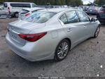 2019 Infiniti Q50 3.0t Luxe Silver vin: JN1EV7AR0KM558863