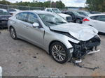 2019 Infiniti Q50 3.0t Luxe Silver vin: JN1EV7AR0KM558863