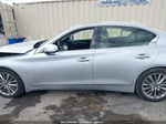 2019 Infiniti Q50 3.0t Luxe Silver vin: JN1EV7AR0KM558863