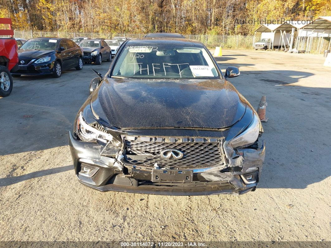 2019 Infiniti Q50 3.0t Luxe Black vin: JN1EV7AR0KM558927