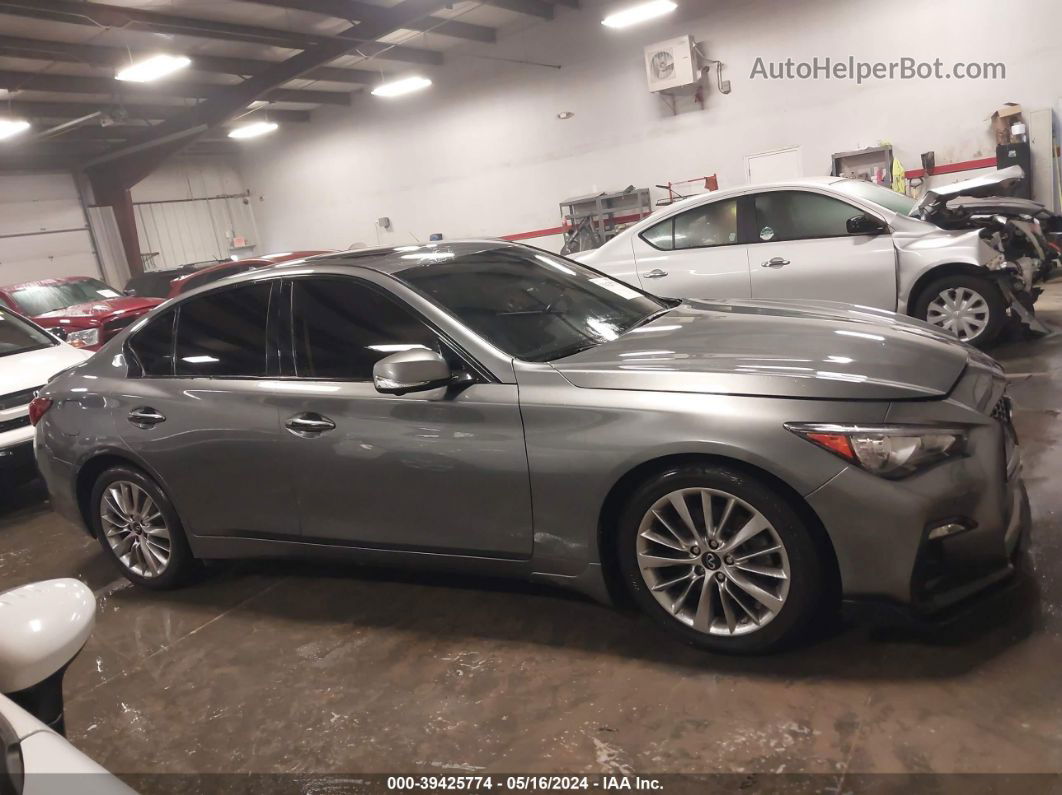 2019 Infiniti Q50 3.0t Signature Edition Серый vin: JN1EV7AR0KM591488