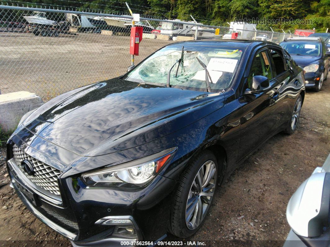 2019 Infiniti Q50 3.0t Sport Черный vin: JN1EV7AR0KM592799