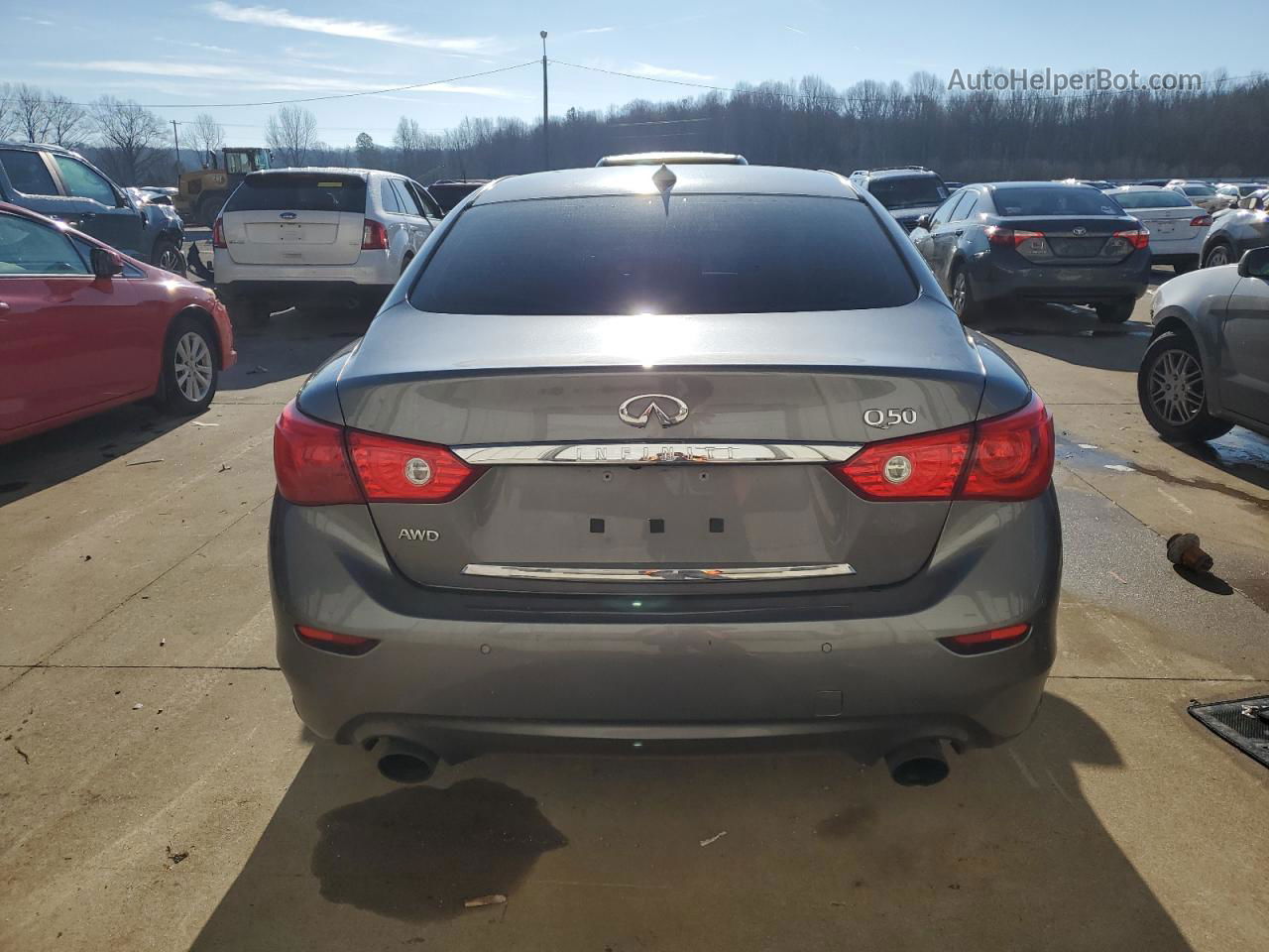 2016 Infiniti Q50 Premium Gray vin: JN1EV7AR1GM340681