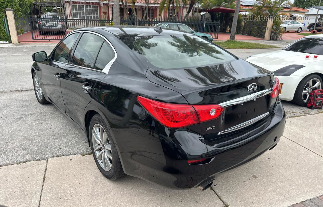 2016 Infiniti Q50 Premium Black vin: JN1EV7AR1GM343693