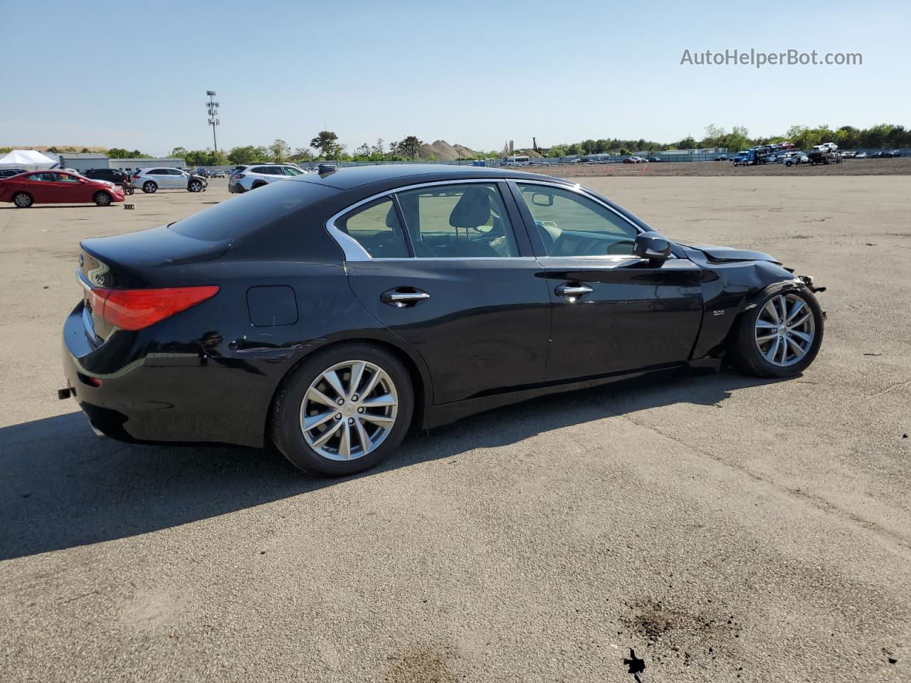 2016 Infiniti Q50 Premium Black vin: JN1EV7AR1GM345086