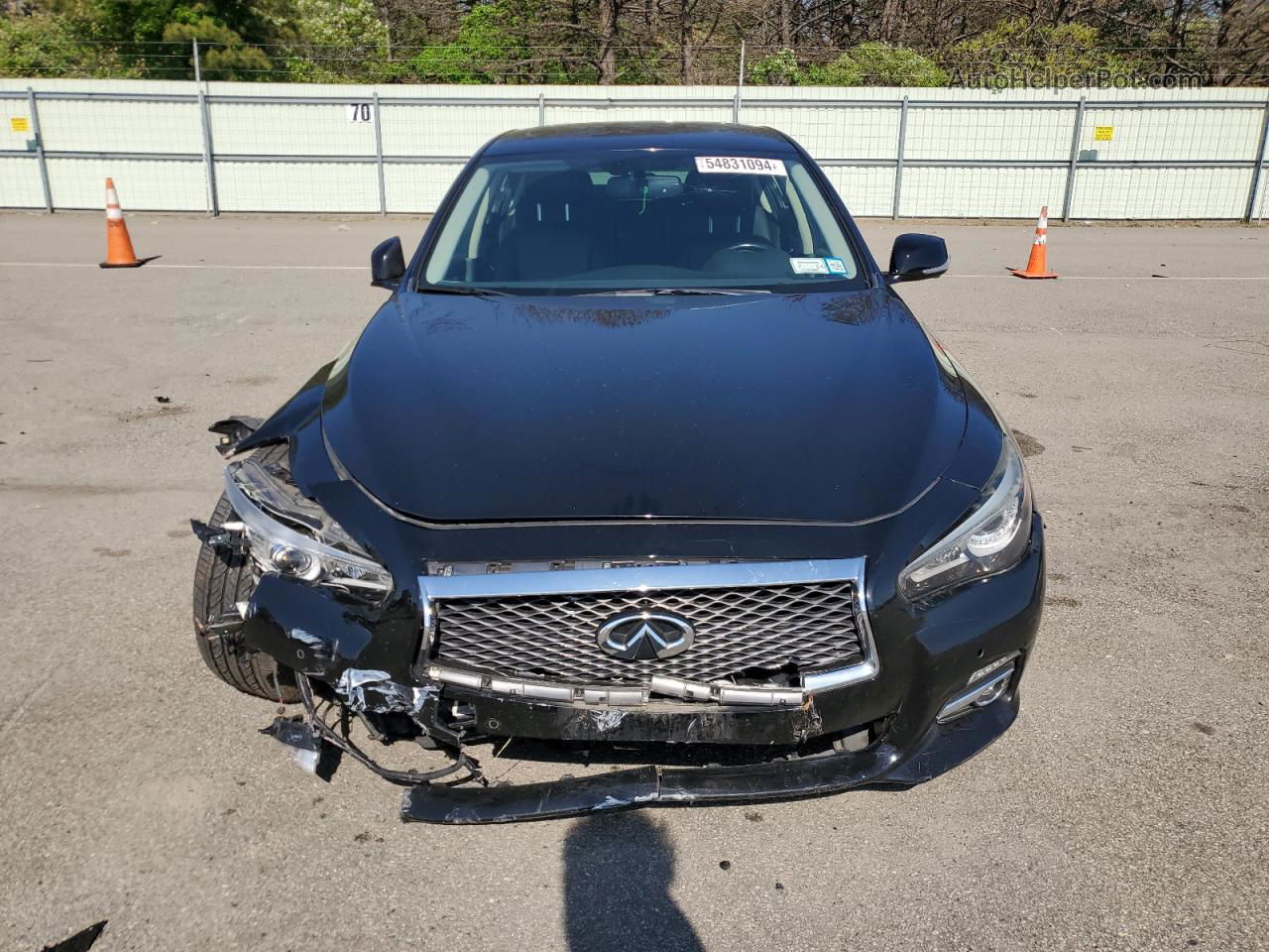 2016 Infiniti Q50 Premium Black vin: JN1EV7AR1GM345086