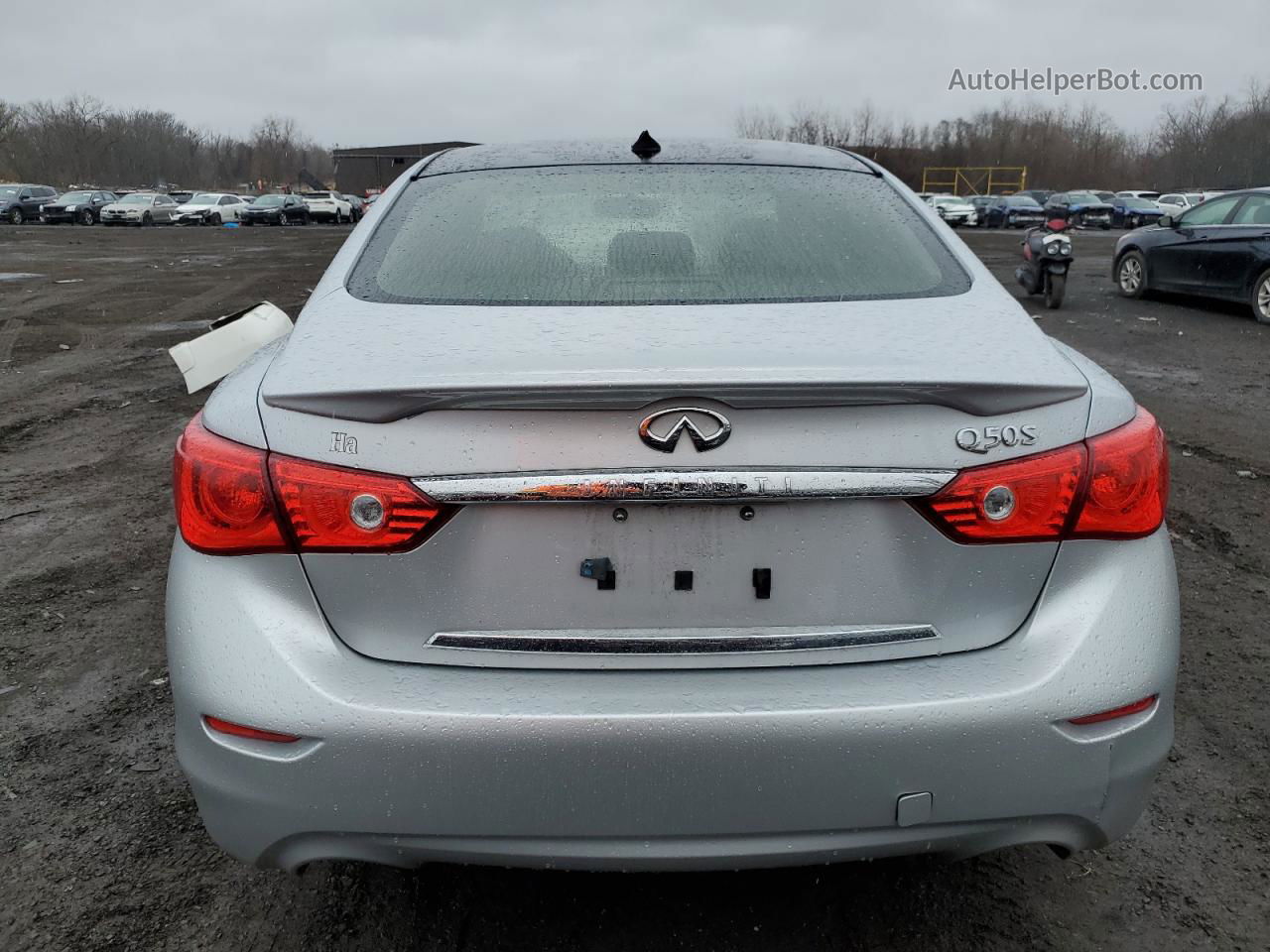 2016 Infiniti Q50 Premium Silver vin: JN1EV7AR1GM345721