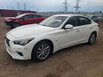 2018 Infiniti Q50 Luxe Белый vin: JN1EV7AR1JM434485